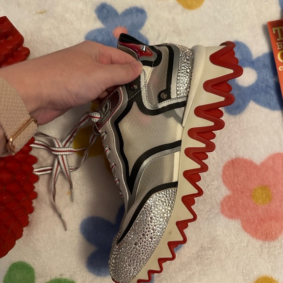 Christian Louboutin Sharkina crystal Strass sneakers - Picture 6 of 11
